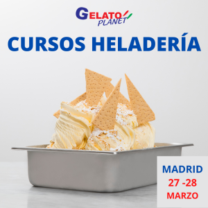 Curso Heladería artesanal Madrid Marzo 2023 gelatoplanet